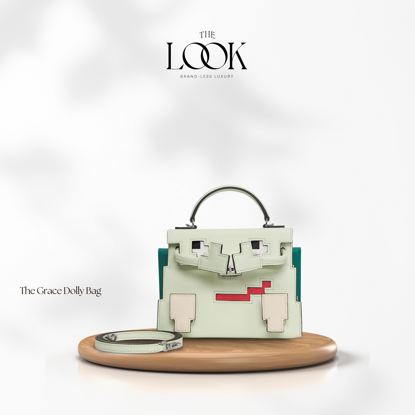 The Grace Dolly Satchel in Vert Fiz (Elité)