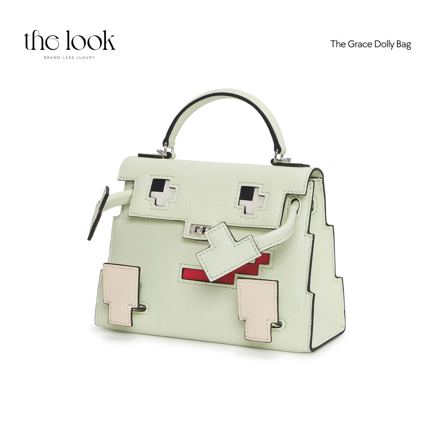 The Grace Dolly Satchel in Vert Fiz (Elité)