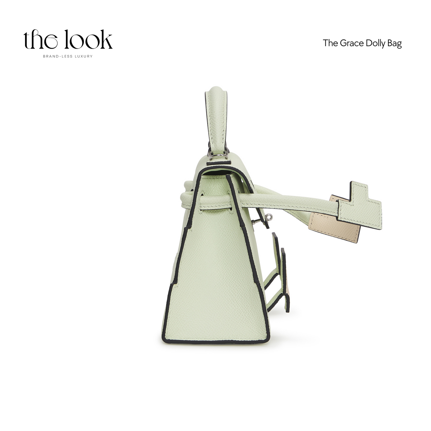 The Grace Dolly Satchel in Vert Fiz (Elité)