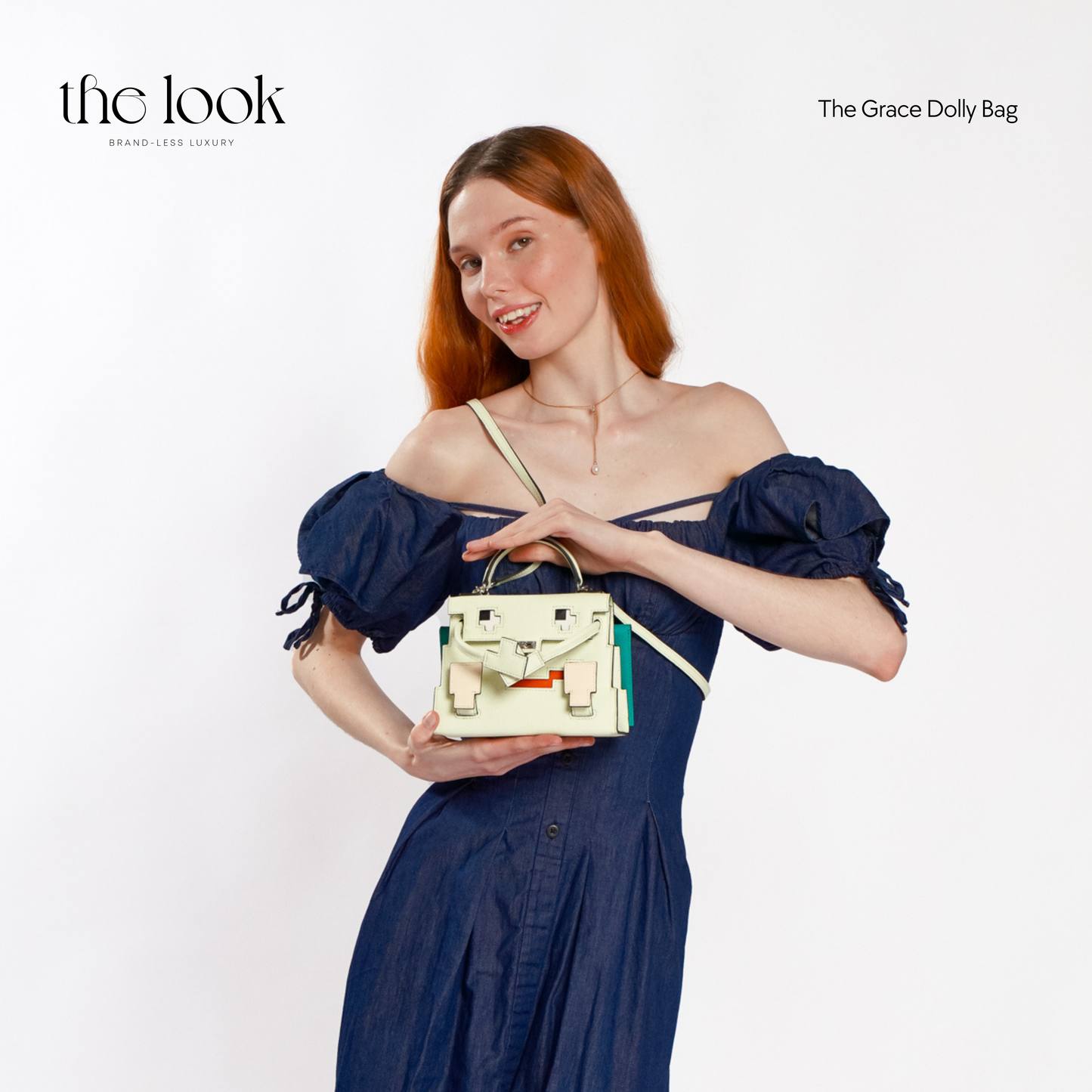 The Grace Dolly Satchel in Vert Fiz (Elité)