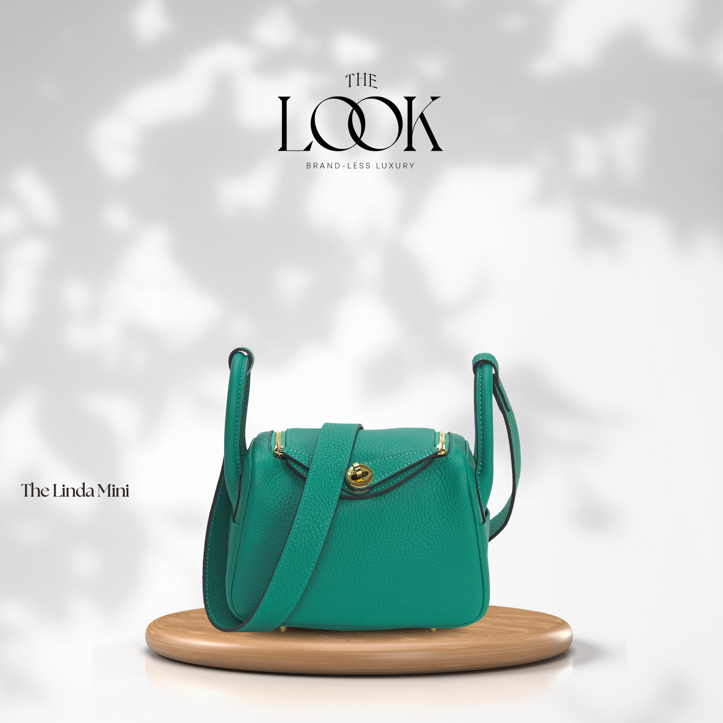 The Linda Mini Crossbody- Vert Jade Togo Leather| Gold Hardware