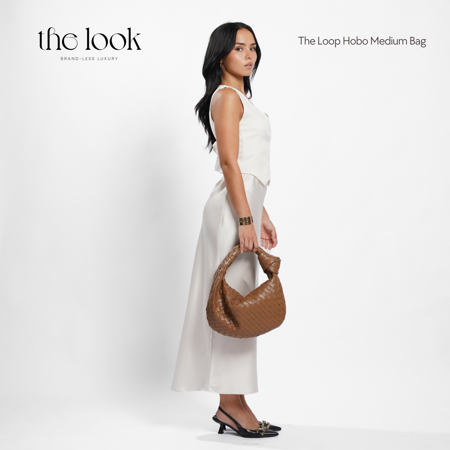 The Loop Medium Hobo Bag Elité Edition in Fondant
