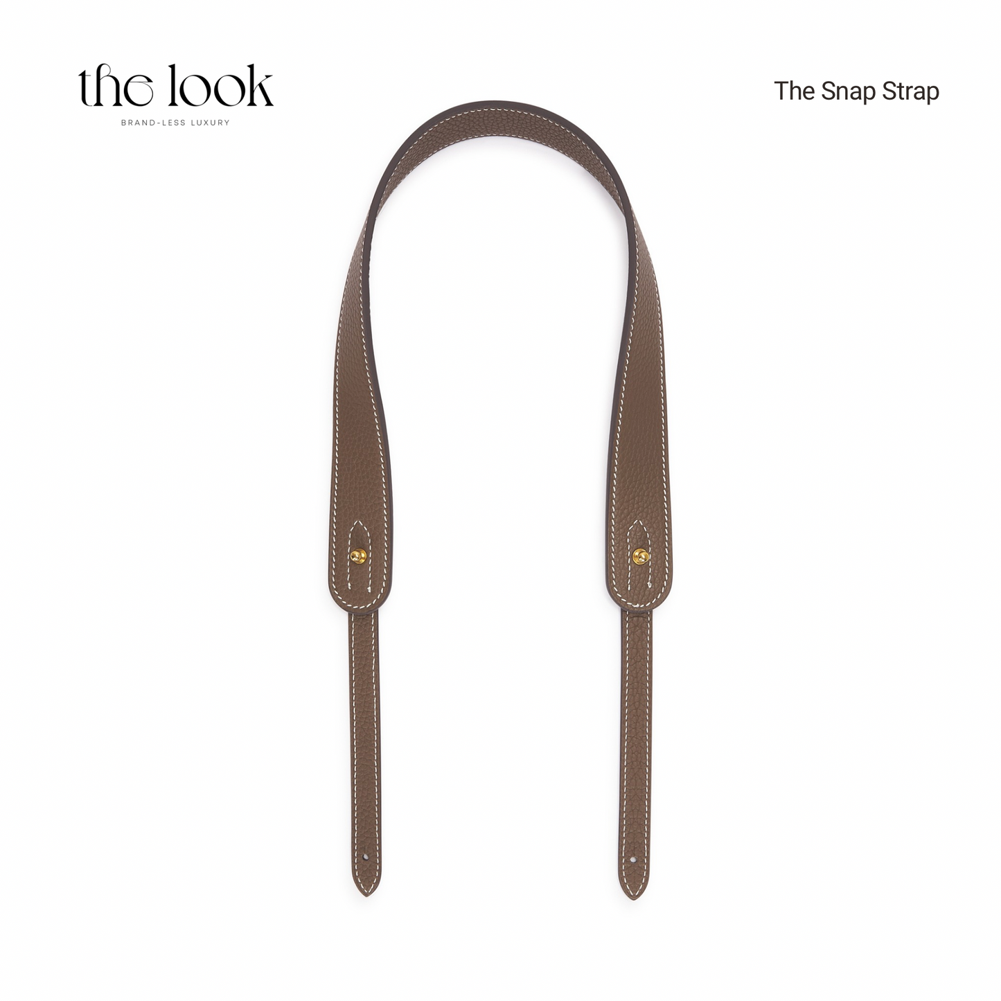 The Snap Strap (Removable Strap) in Etoupe by The Look