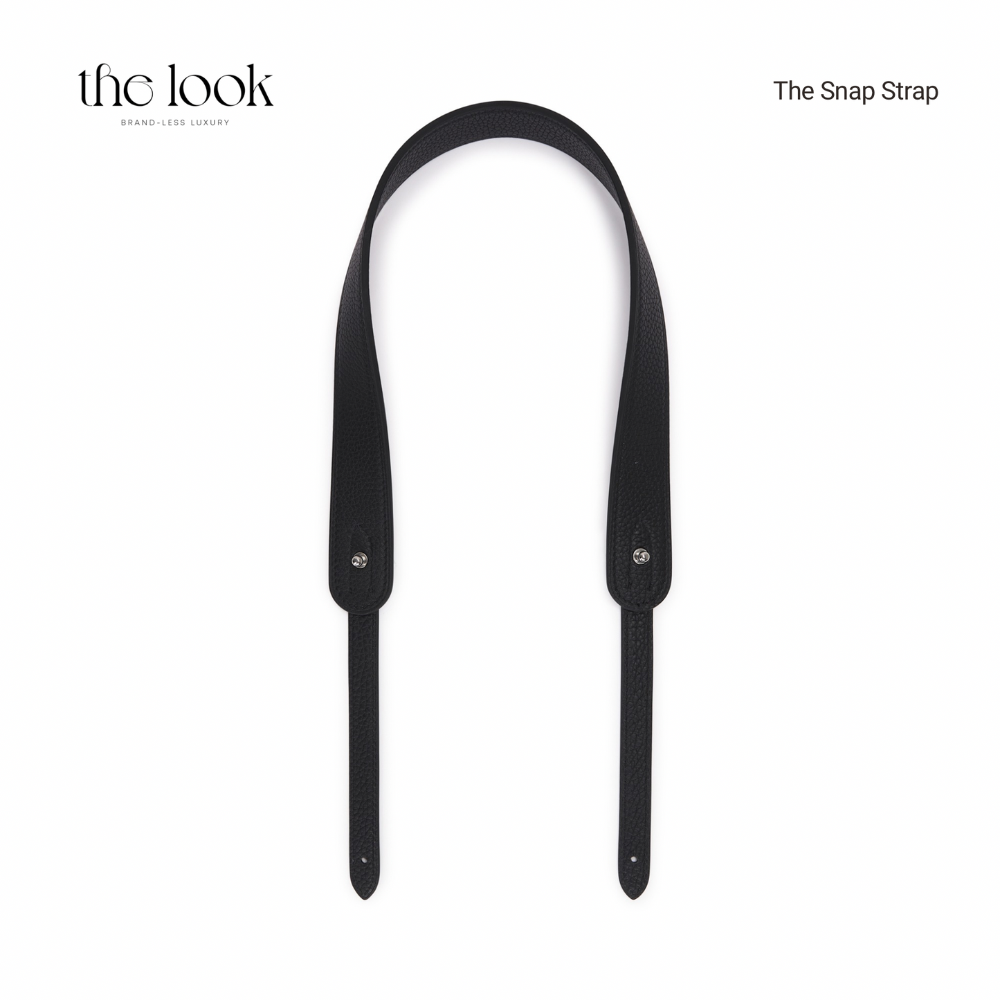 The Snap Strap (Removable Strap) in Noir by The Look