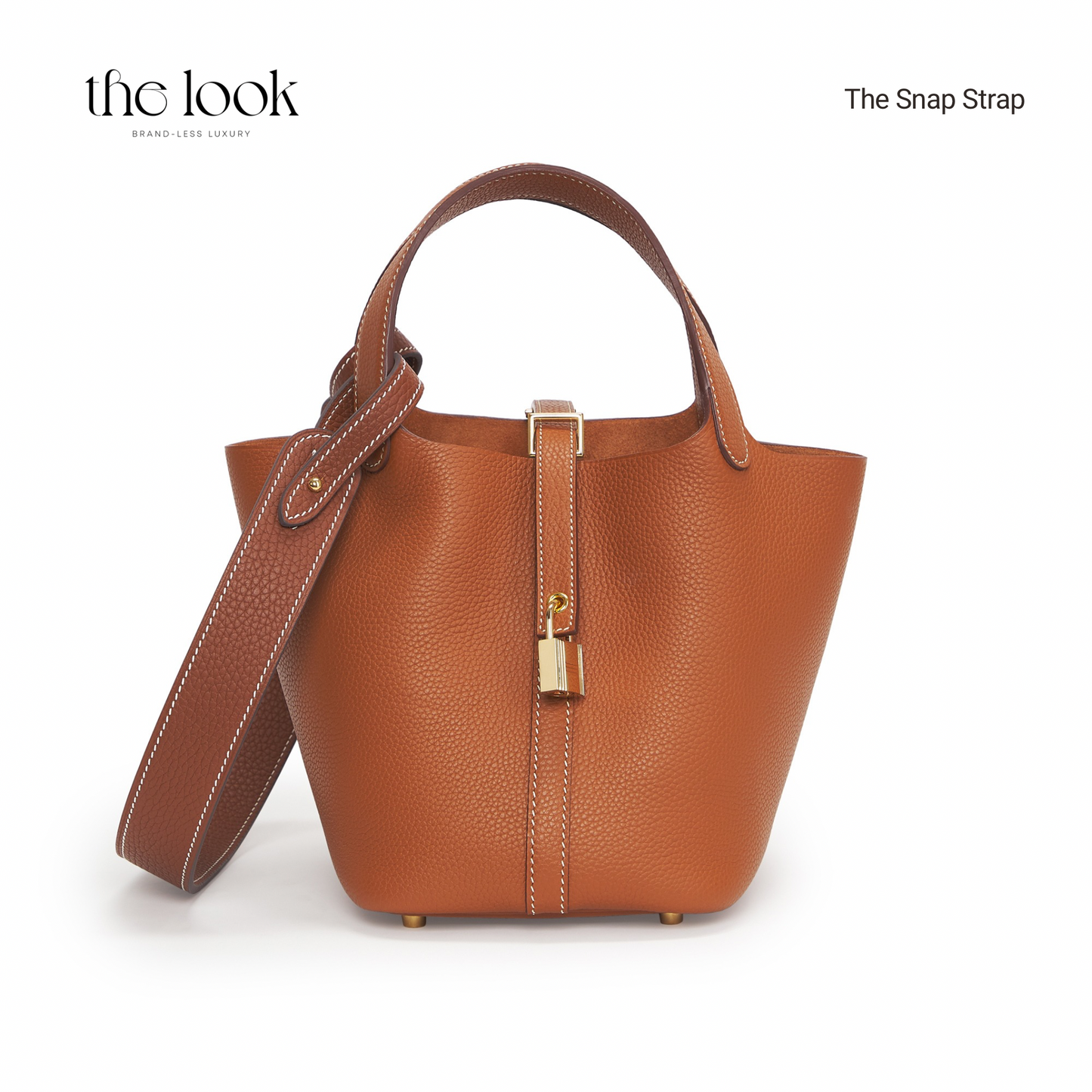 The Snap Strap (Removable Strap) in Gold Tan by The Look