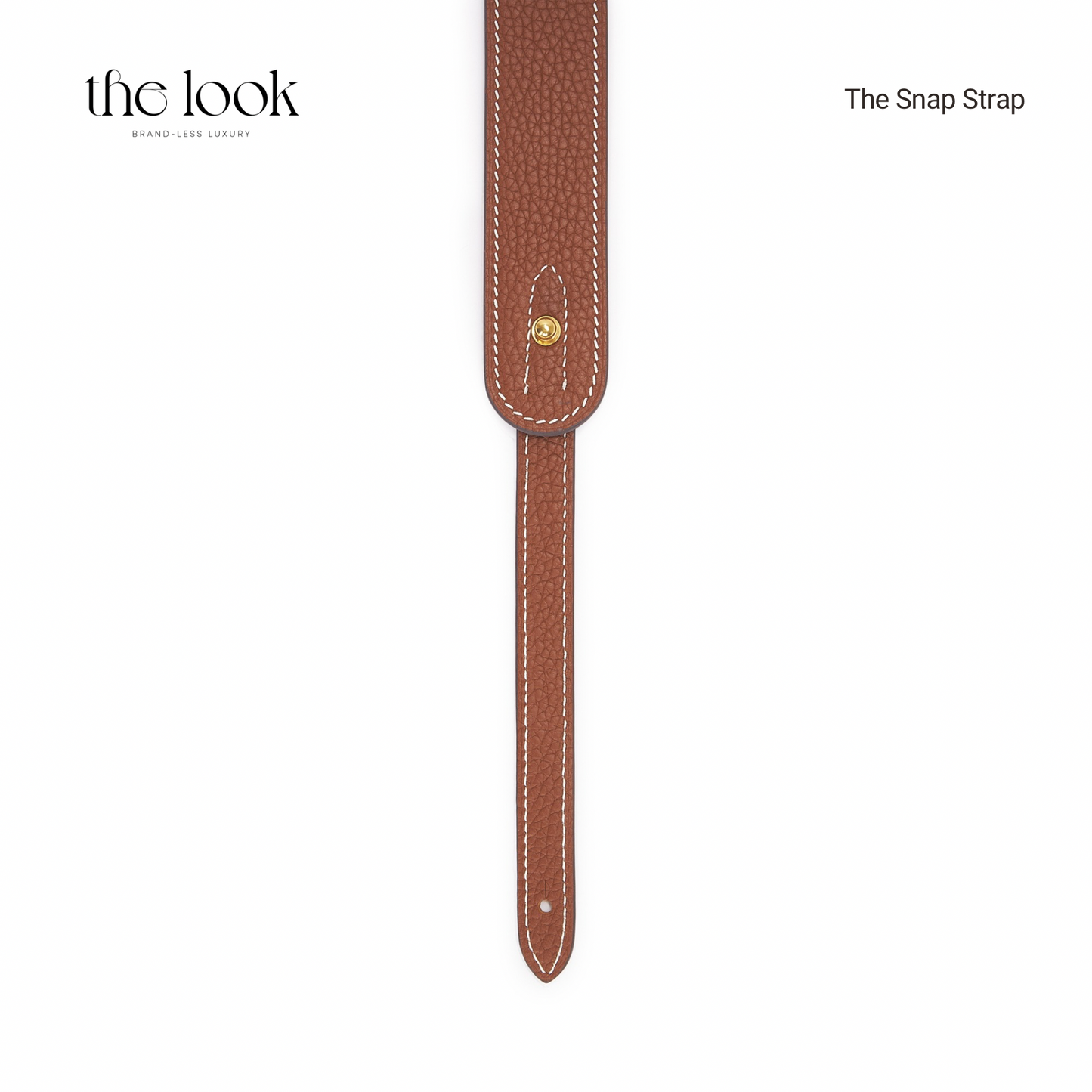 The Snap Strap (Removable Strap) in Gold Tan by The Look