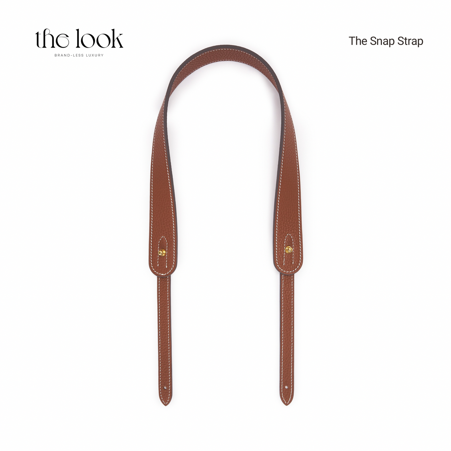 The Snap Strap (Removable Strap) in Gold Tan by The Look