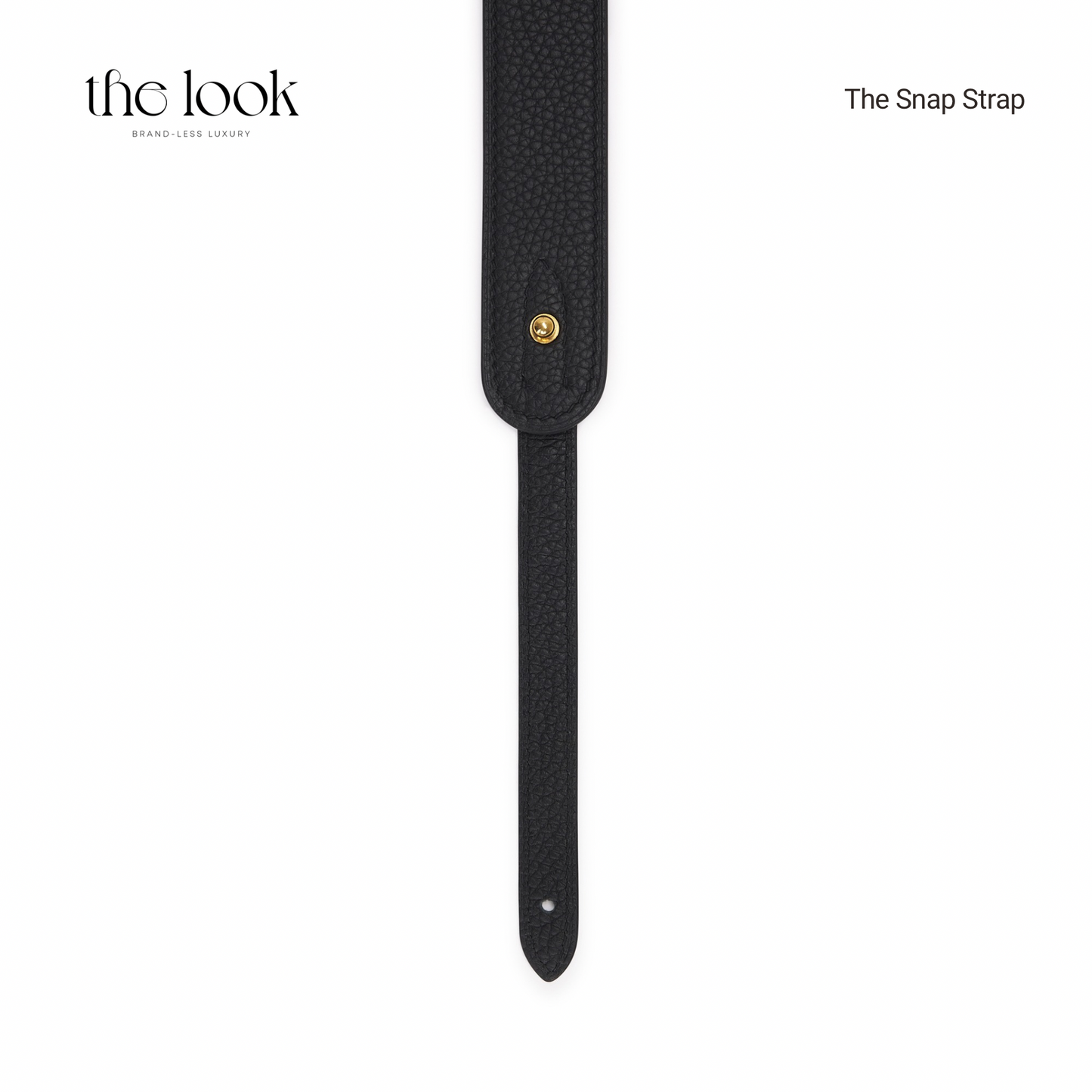The Snap Strap (Removable Strap) in Noir by The Look