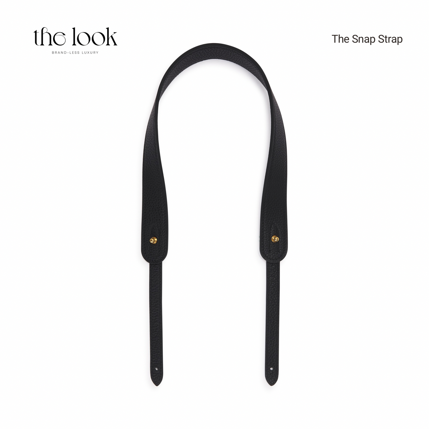 The Snap Strap (Removable Strap) in Noir by The Look