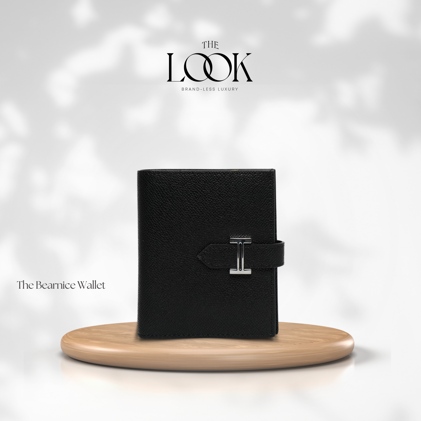 The Brava Compact Wallet in Noir