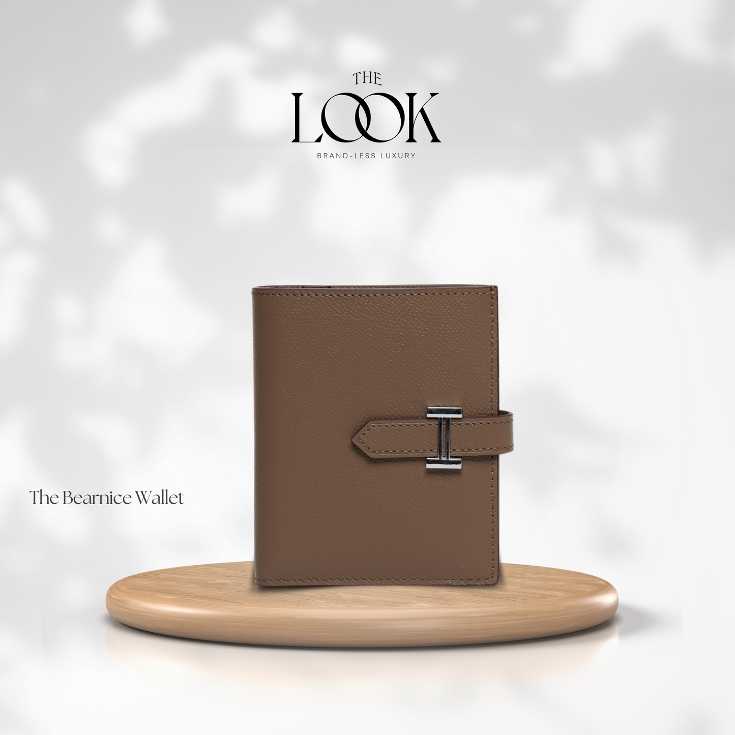The Brava Compact Wallet in Etoupe