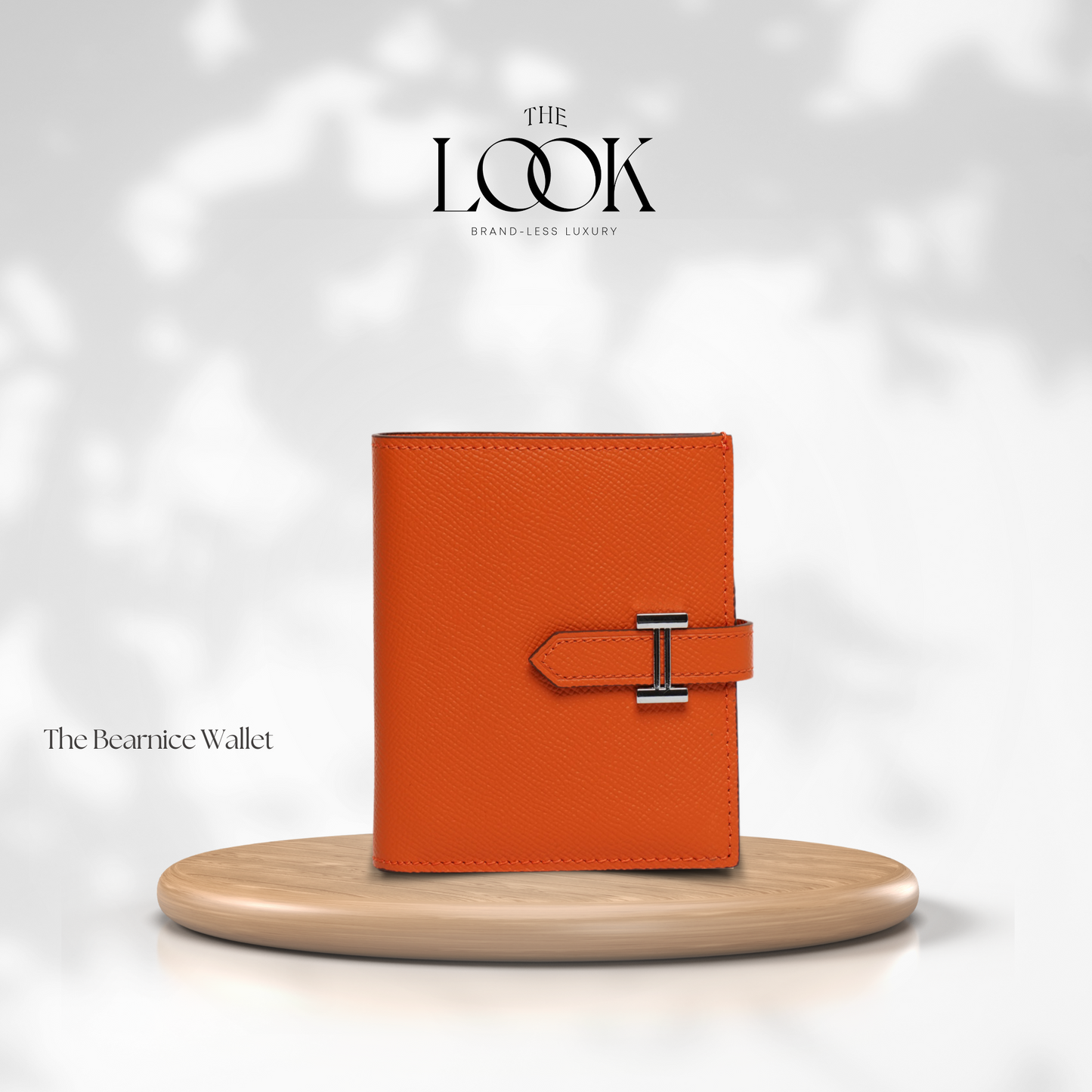 The Brava Compact Wallet in Tangerine