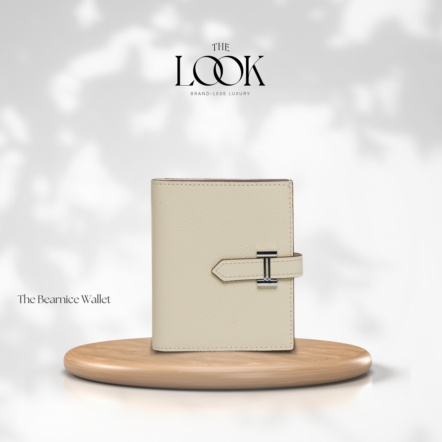 The Brava Compact Wallet in Cream