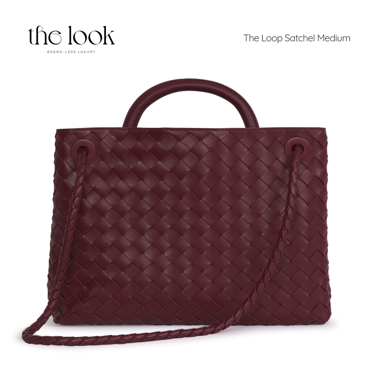 The Loop Medium Satchel Elité Edition in Barolo