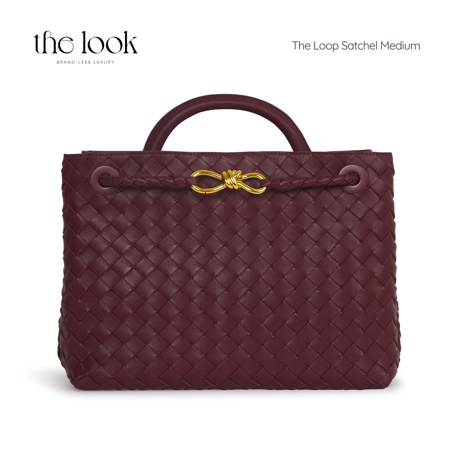 The Loop Medium Satchel Elité Edition in Barolo