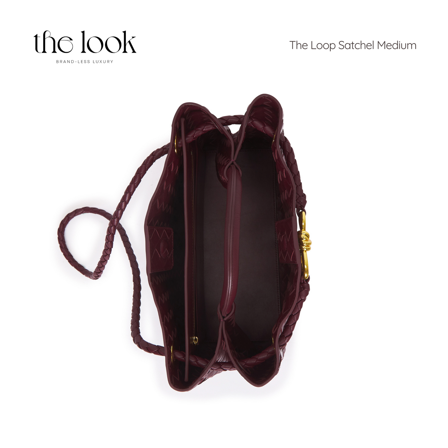 The Loop Medium Satchel Elité Edition in Barolo