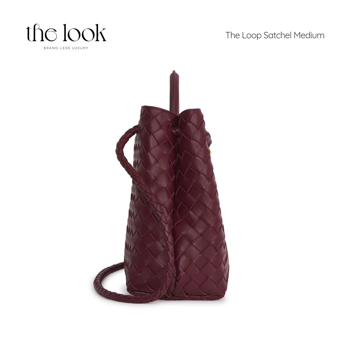 The Loop Medium Satchel Elité Edition in Barolo