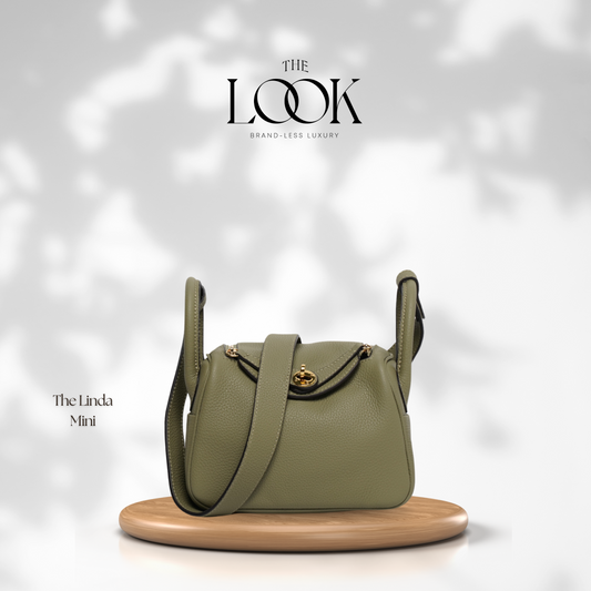 The Linda Mini Togo Leather in Sage GHW by The Look