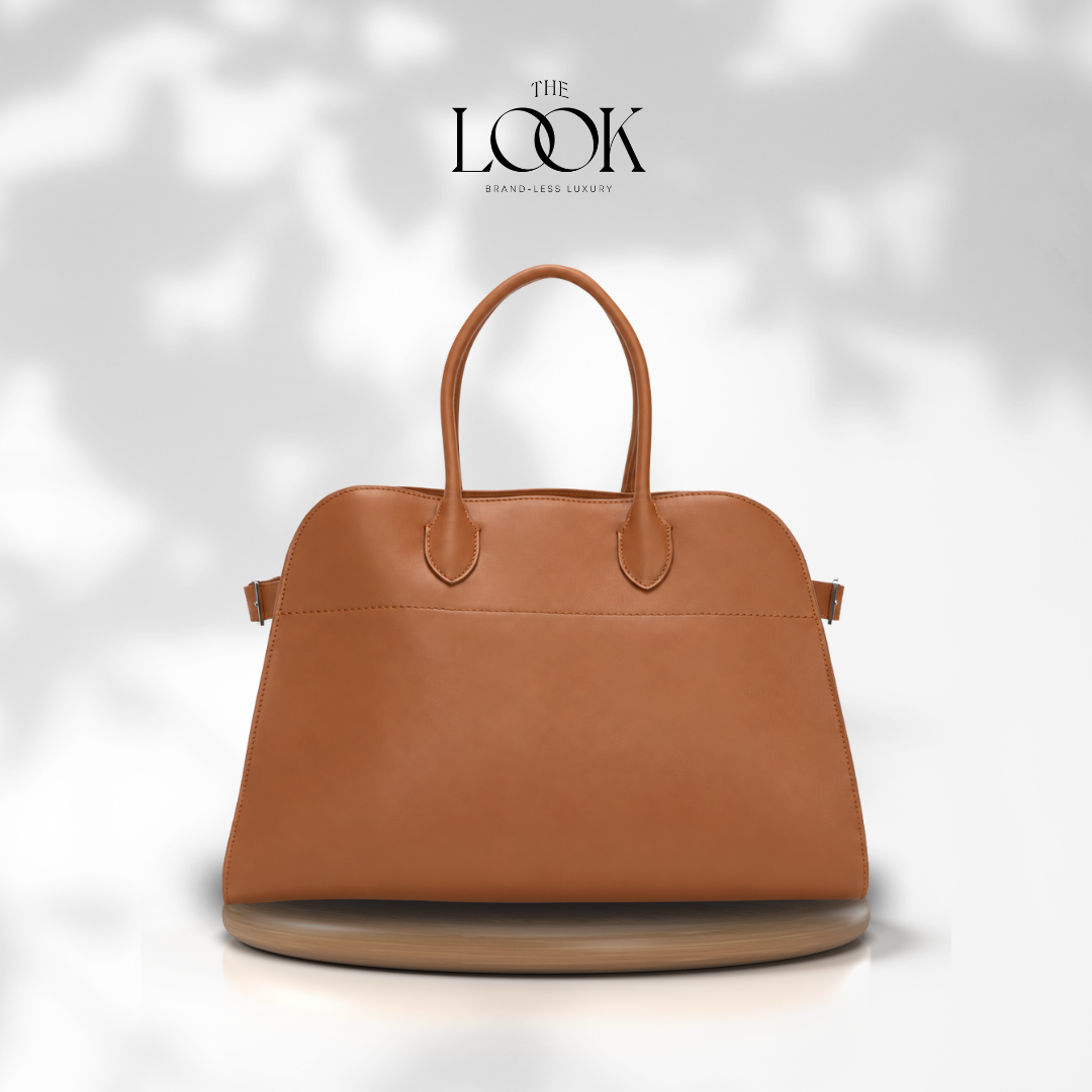 The Milan Large Tote (Elité Edition) — handcrafted genuine leather tote bag, The Look Officiel