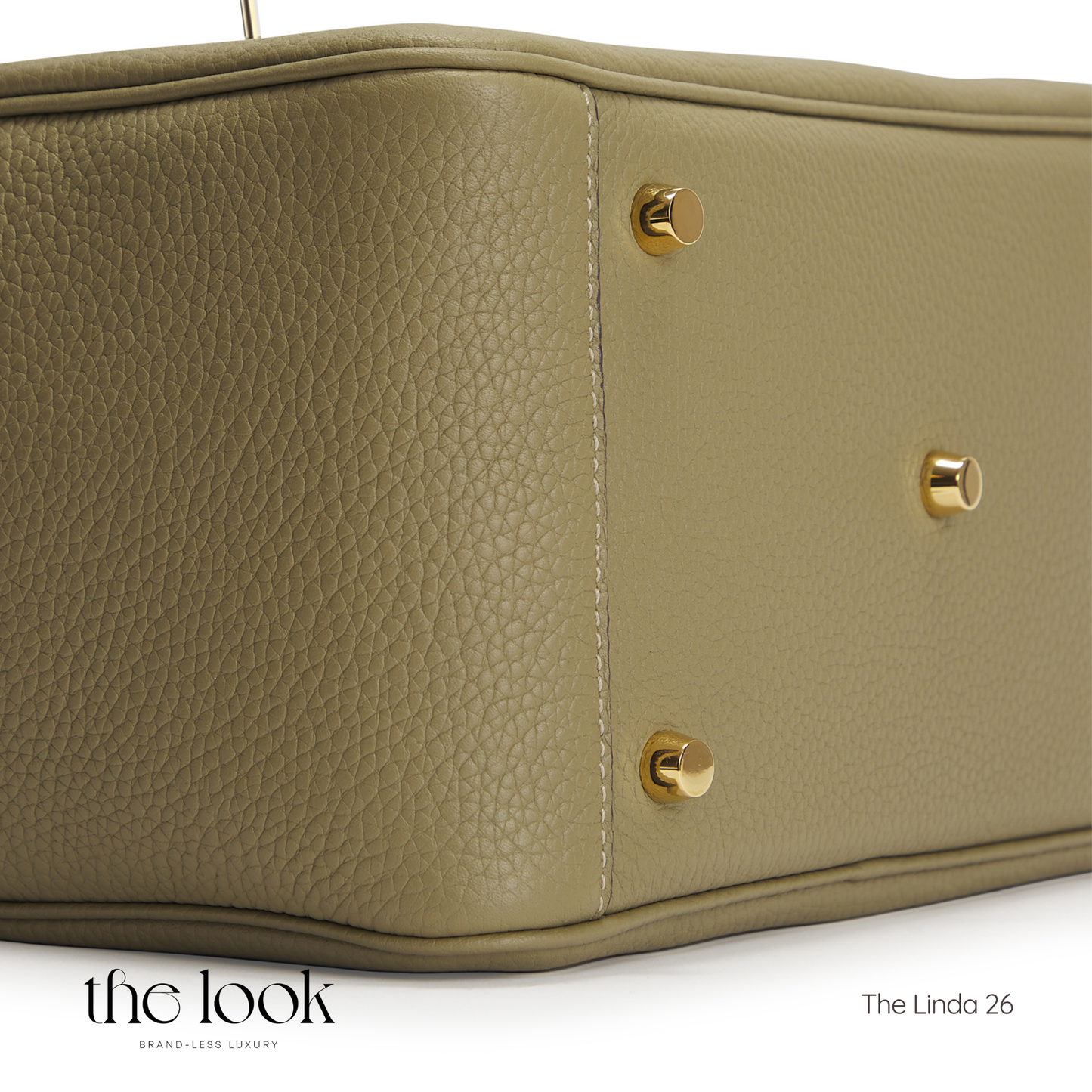 The Linda 26 Togo leather in Sage GHW by The Look