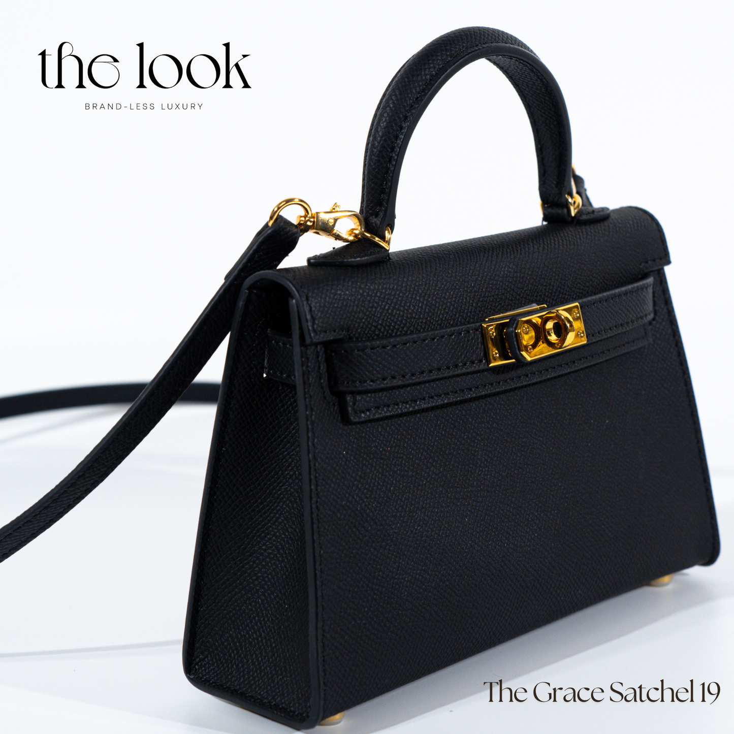 The Grace 19 Mini in Noir GHW by The Look