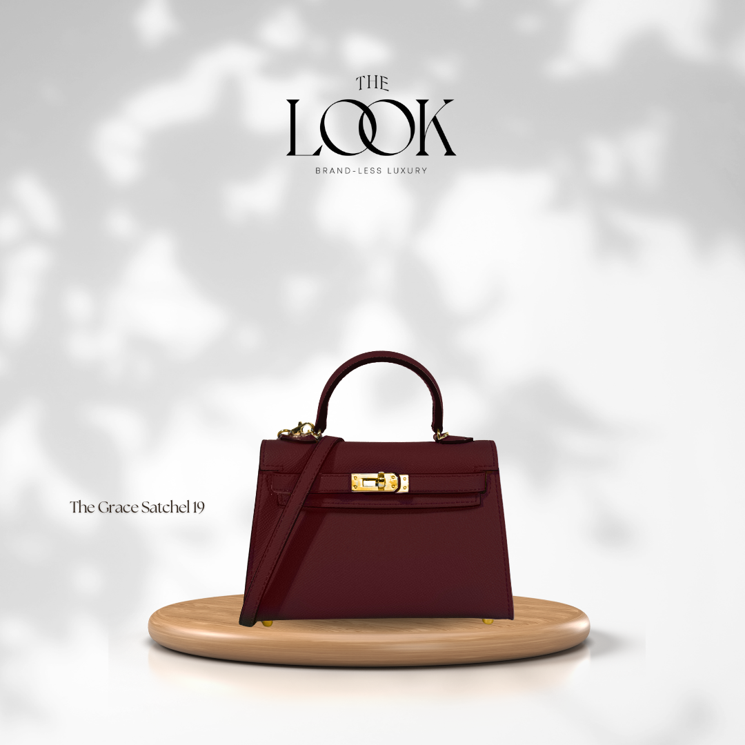 The Grace 19 Mini in Chocolat GHW by The Look