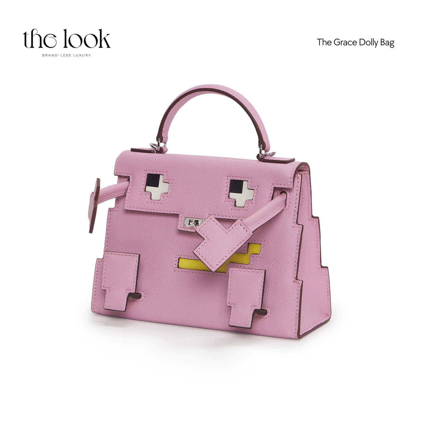 The Grace Dolly Satchel in Bubblegum Pink (Elité)