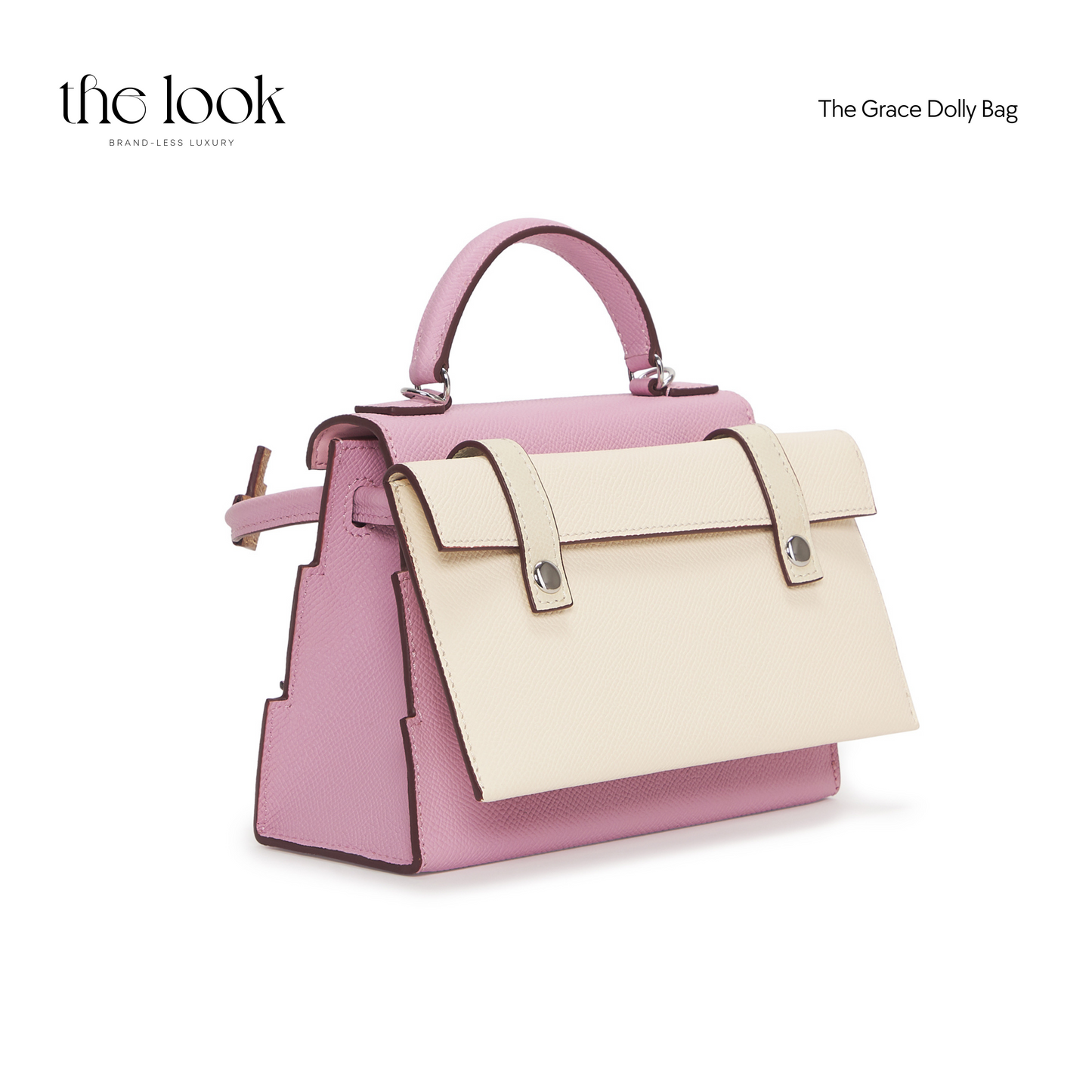 The Grace Dolly Satchel in Bubblegum Pink (Elité)