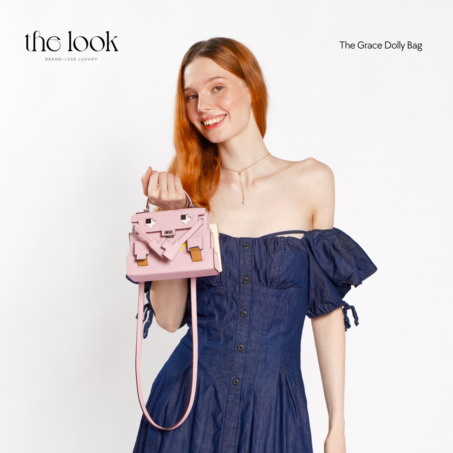 The Grace Dolly Satchel in Bubblegum Pink (Elité)