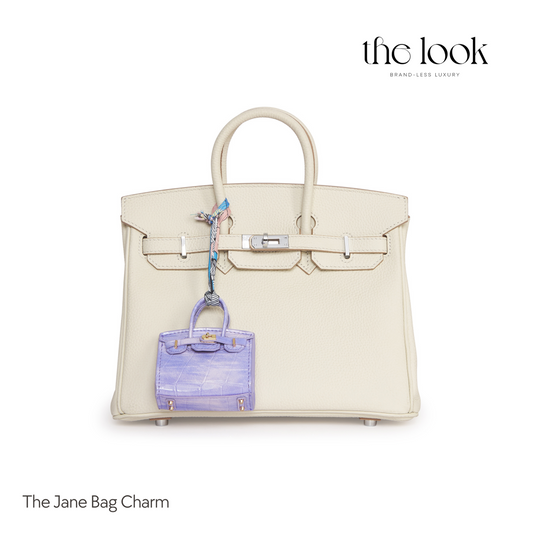 The Jane Croc Embossed Bag Charm