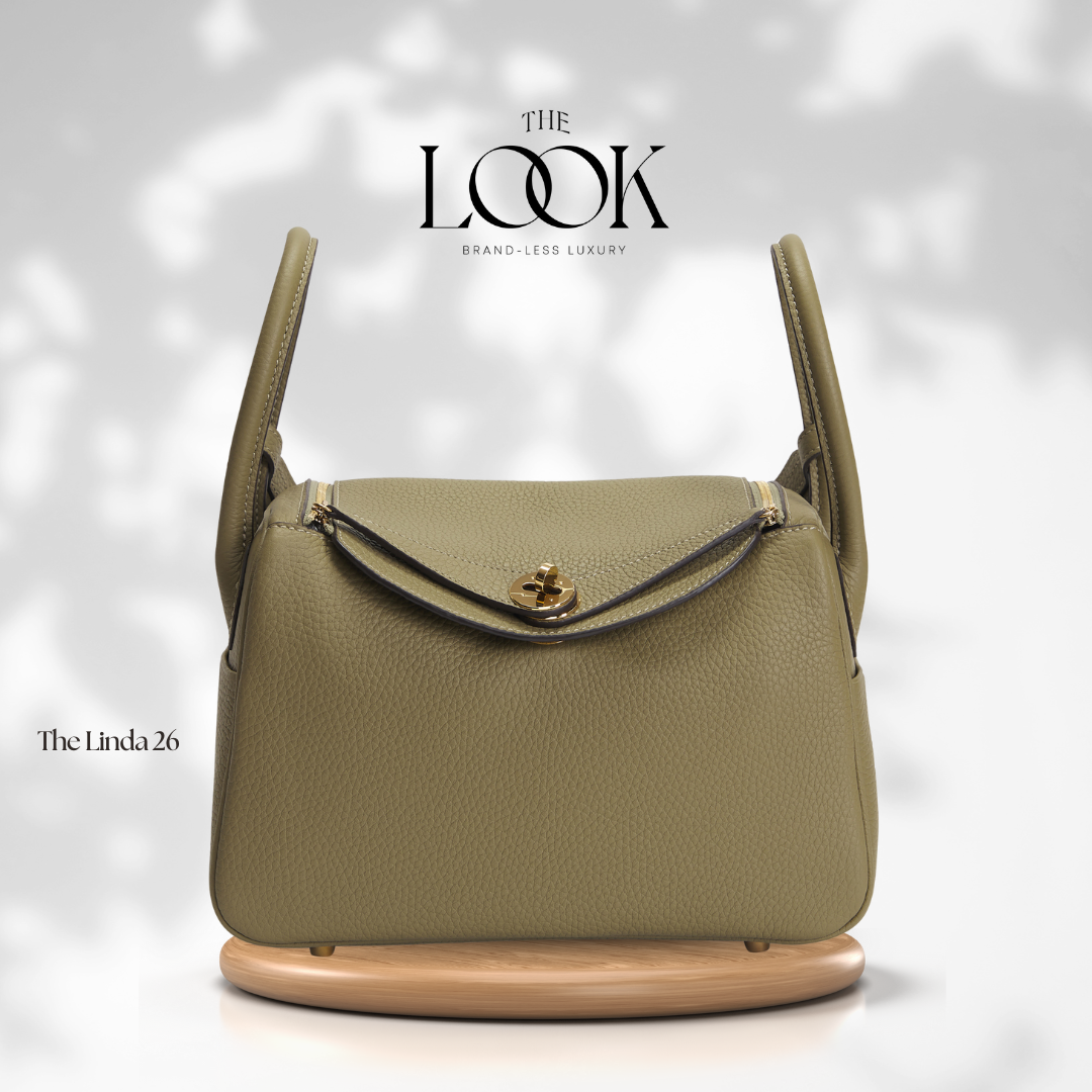 The Linda 26 Togo leather in Sage GHW by The Look