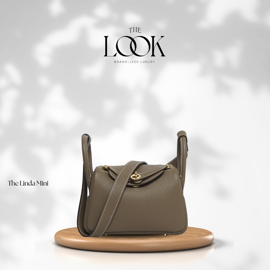 The Linda Mini Togo Leather Etoupe GHW by The Look