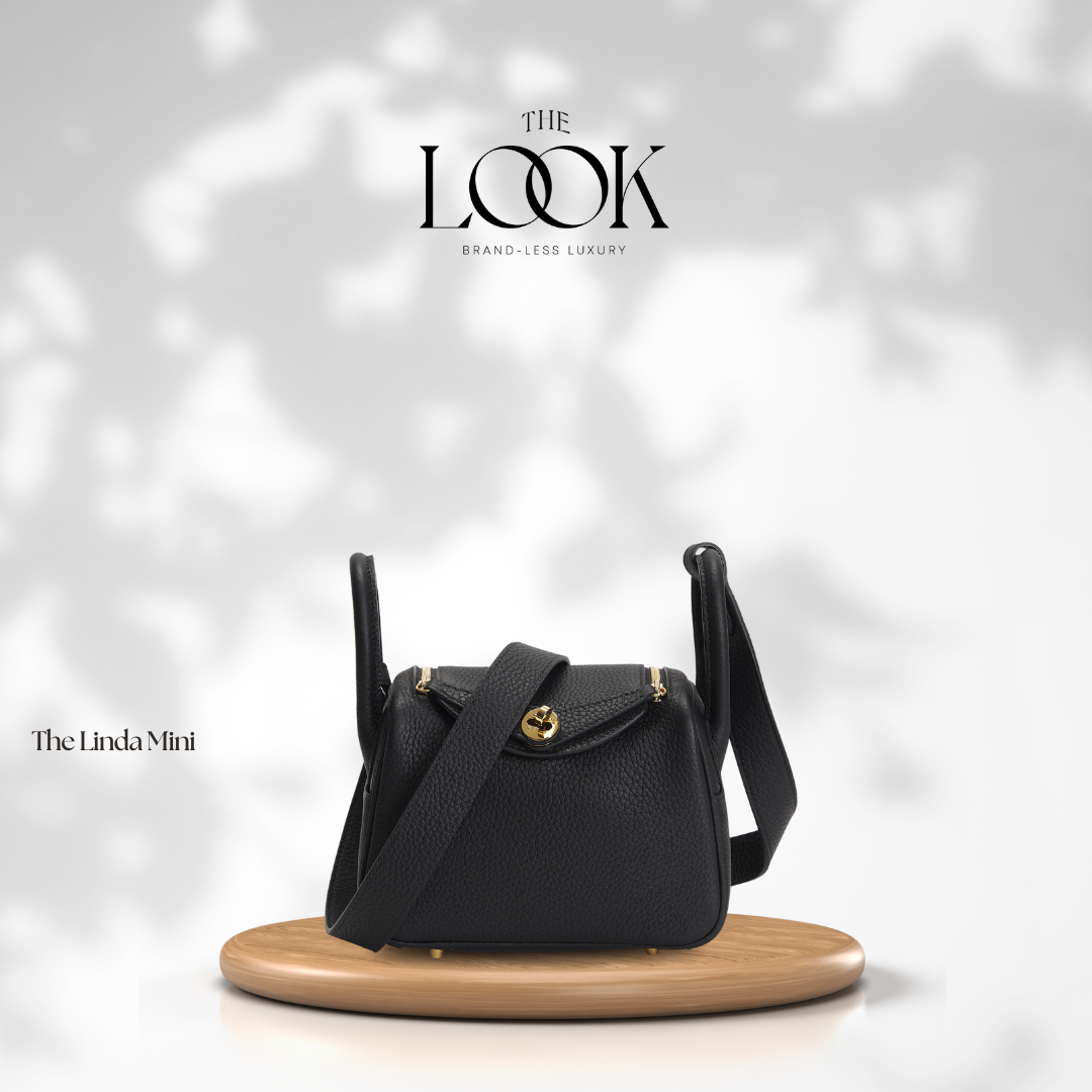 The Linda Mini Togo Leather in Noir GHW by The Look