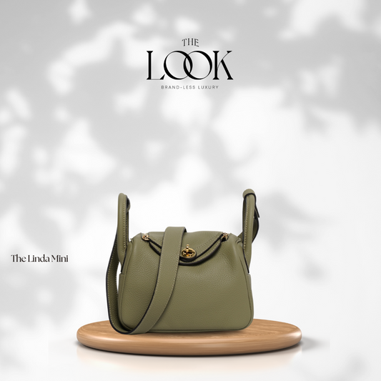 The Linda Mini Togo Leather in Sage GHW by The Look