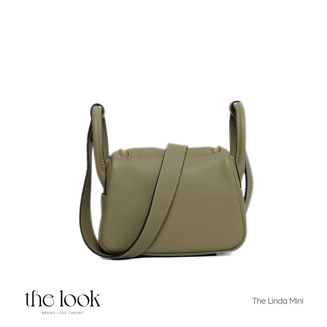 The Linda Mini Togo Leather in Sage GHW by The Look