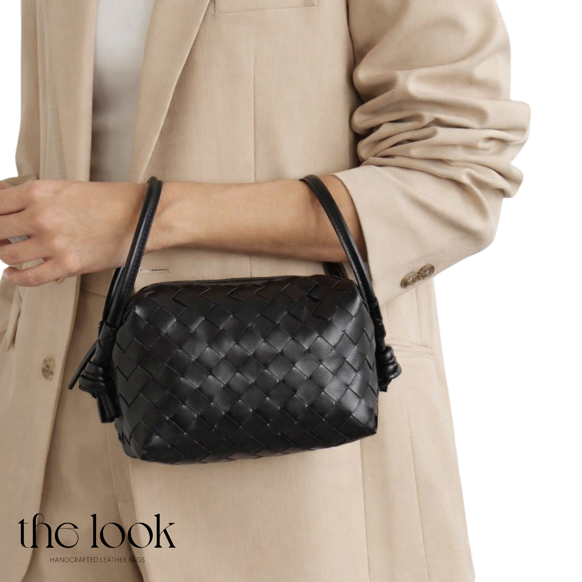 The Loop Two-Way Crossbody, Elité Edition — genuine leather handbag, alternate colour side | The Look Officiel