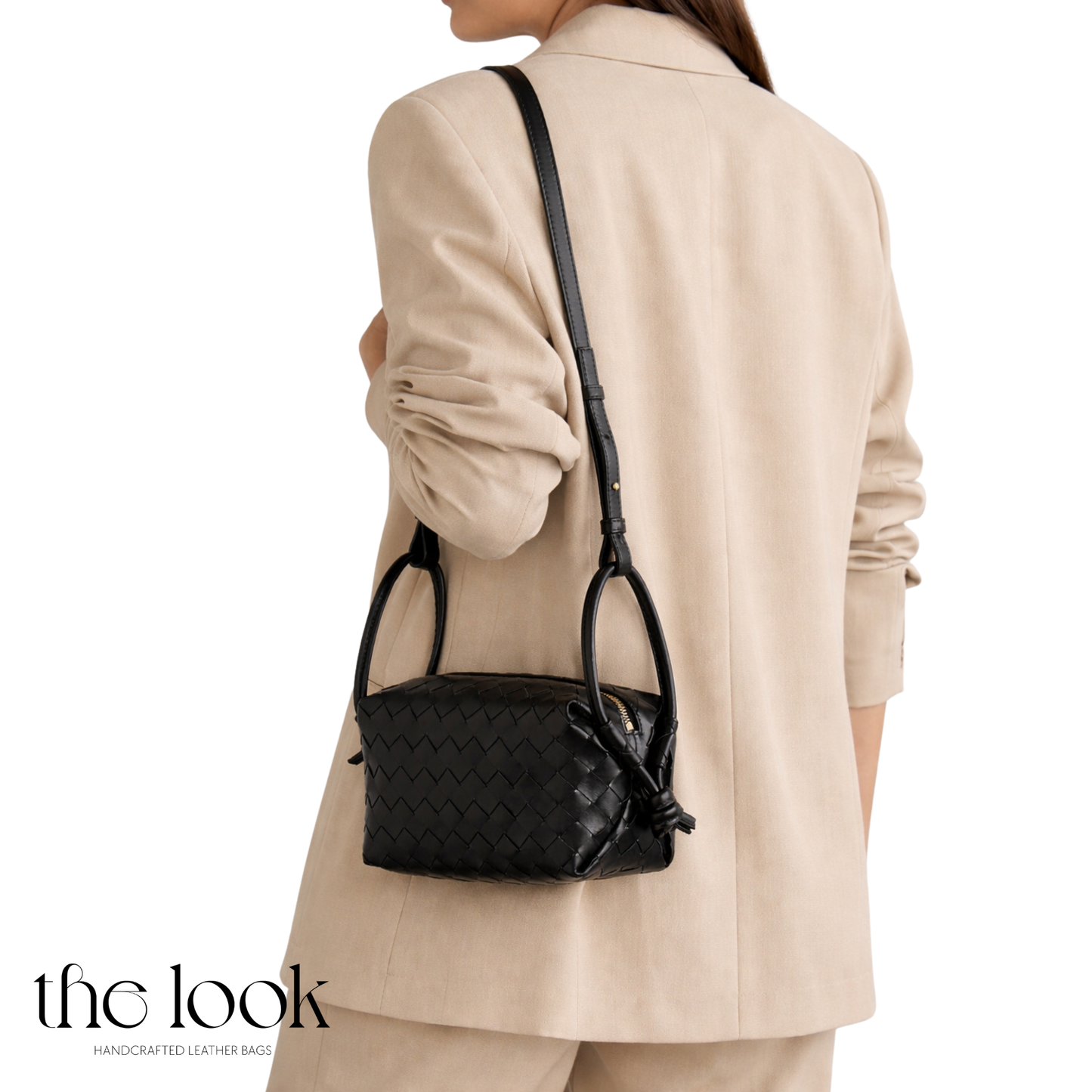 The Loop Two-Way Crossbody, Elité Edition — genuine leather handbag, alternate colour | The Look Officiel
