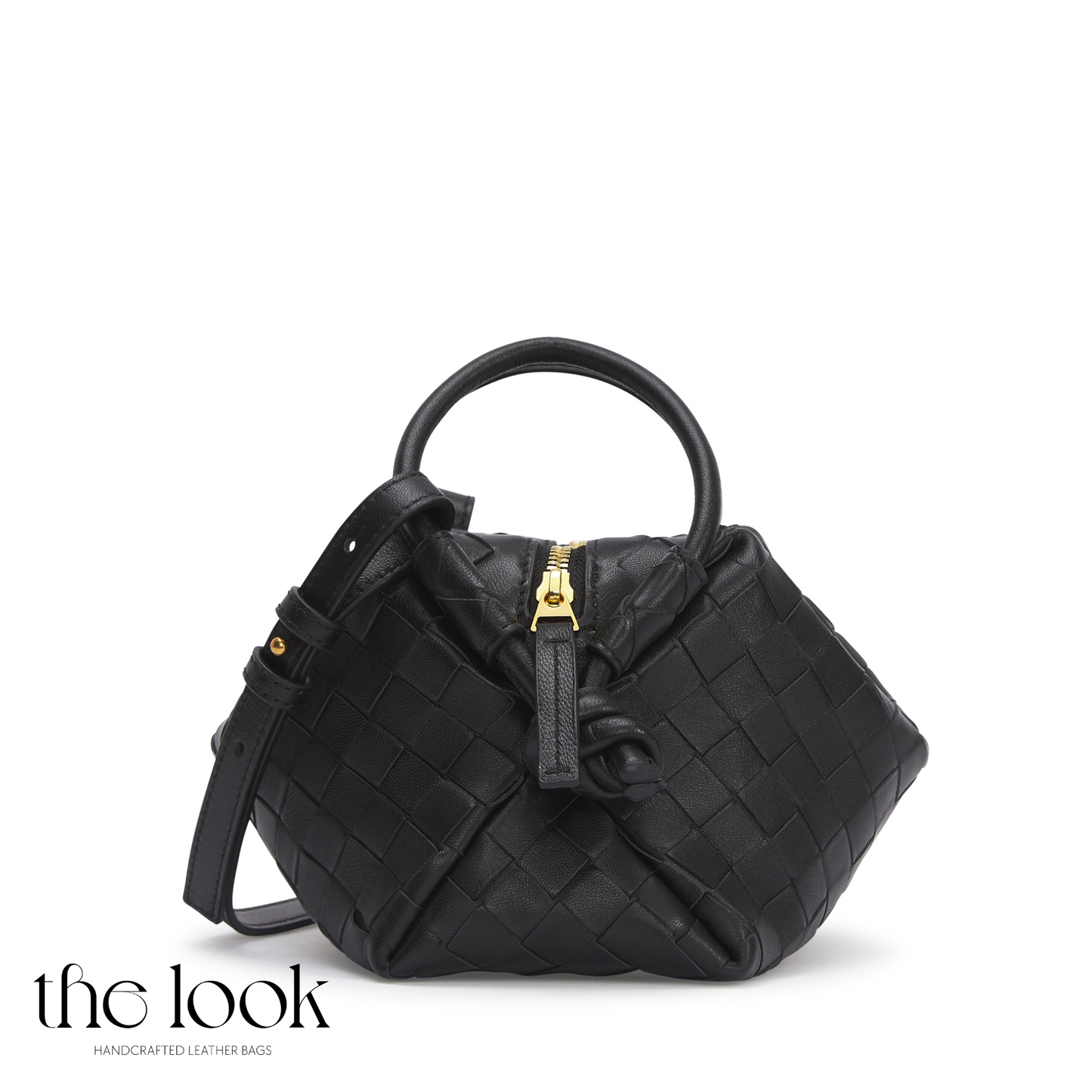 The Loop Two-Way Crossbody, Elité Edition — genuine leather handbag, worn | The Look Officiel