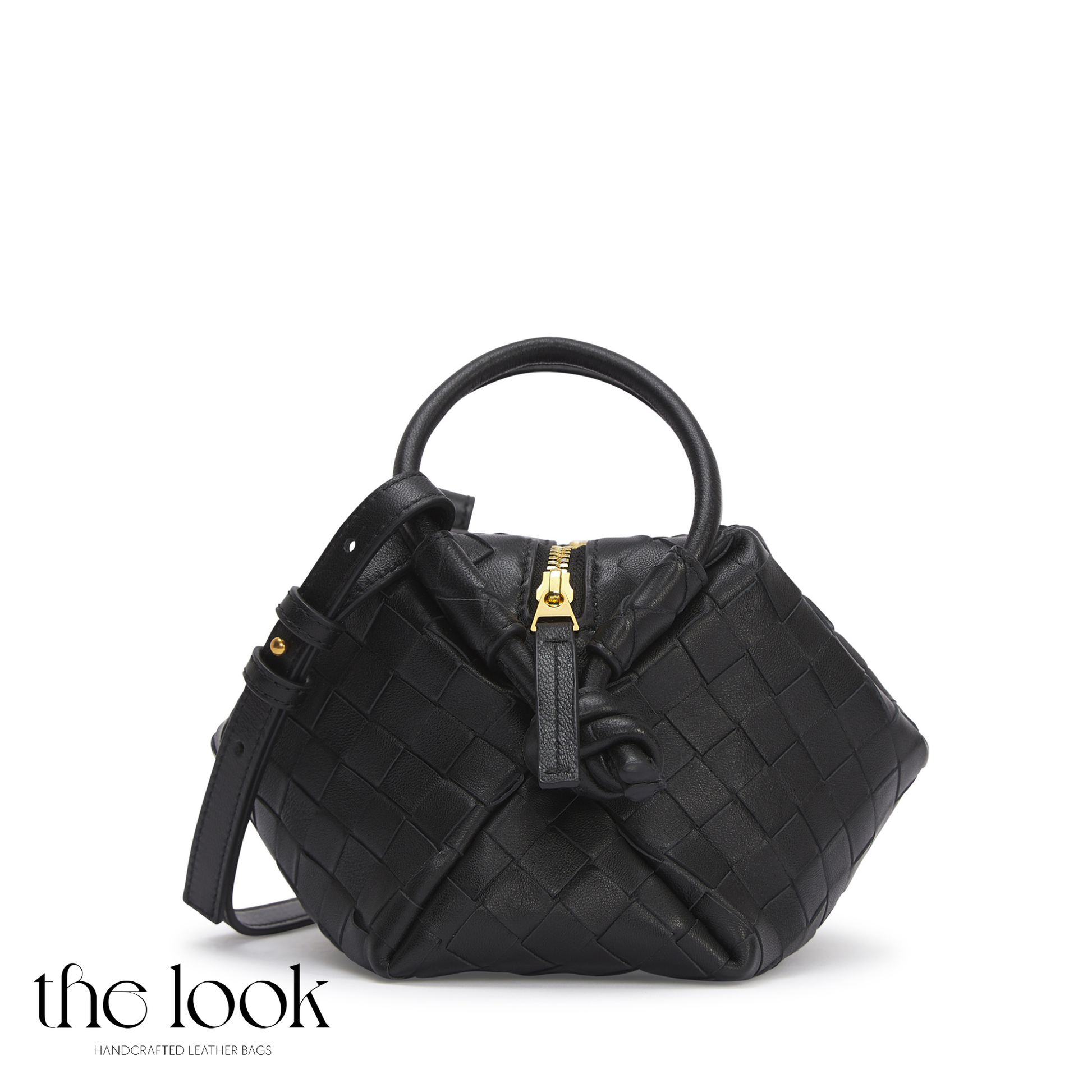 The Loop Two-Way Crossbody, Elité Edition — genuine leather handbag, worn | The Look Officiel