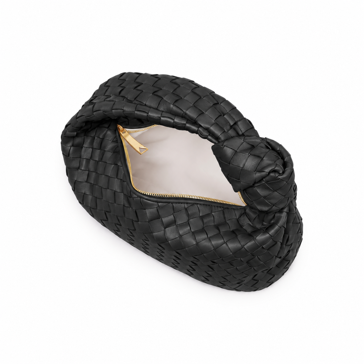 The Loop Medium Hobo Bag (Elité Edition) — handcrafted genuine leather hobo bag, view 19, The Look Officiel