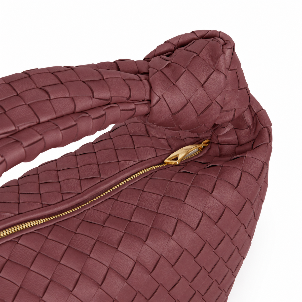 The Loop Medium Hobo Bag (Elité Edition) — handcrafted genuine leather hobo bag, view 15, The Look Officiel
