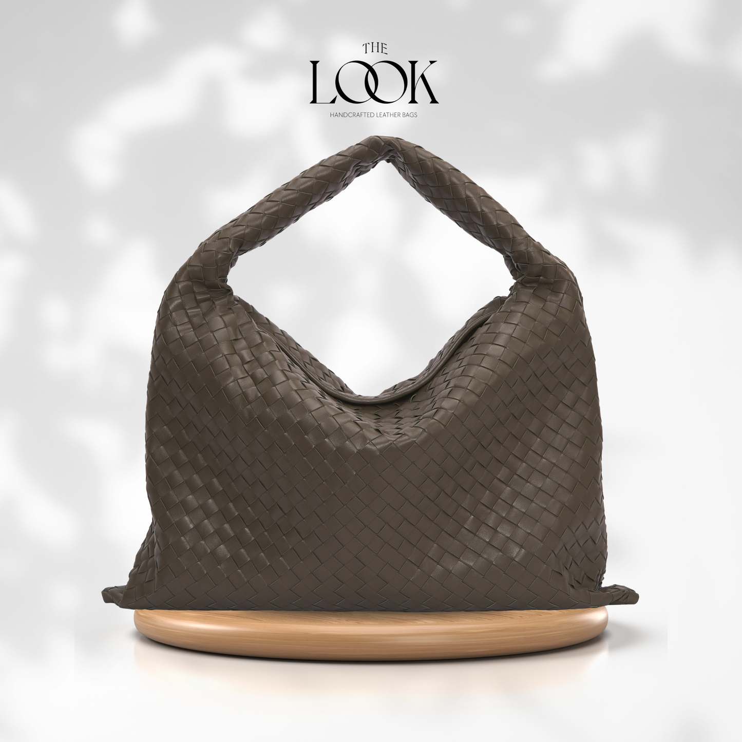 The Loop Maxi Shoulder Bag (Elité Edition) — genuine leather handbag, The Look Officiel