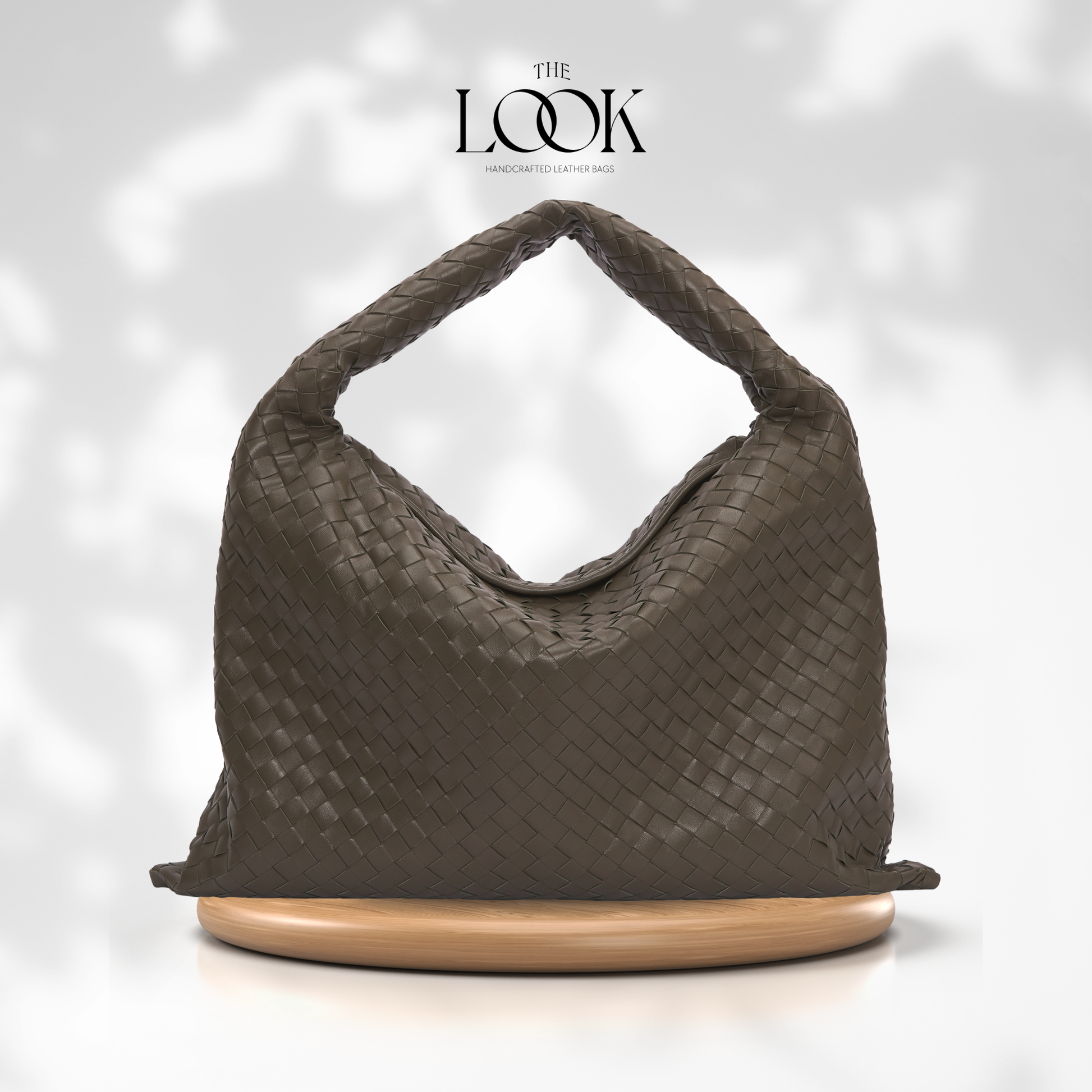 The Loop Maxi Shoulder Bag (Elité Edition) — genuine leather handbag, The Look Officiel