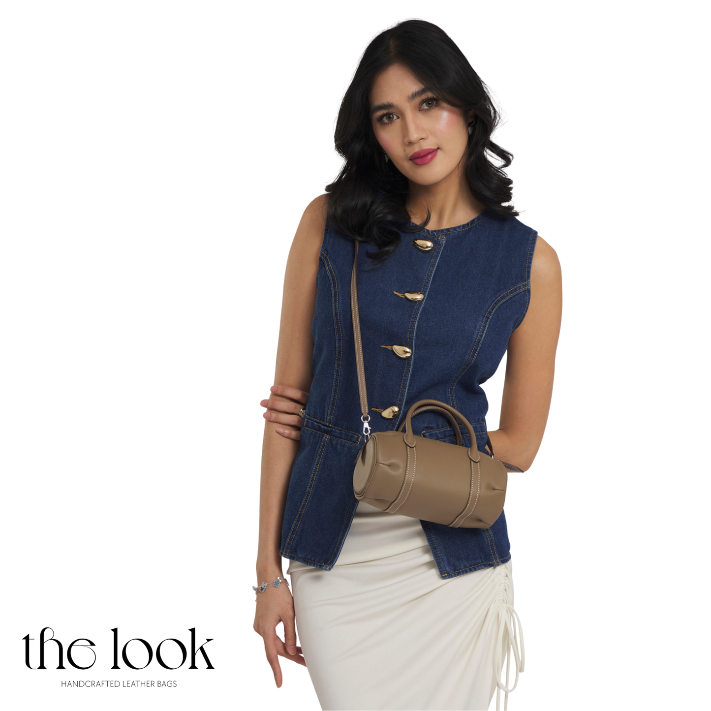 The Luna Barrel Mini Crossbody