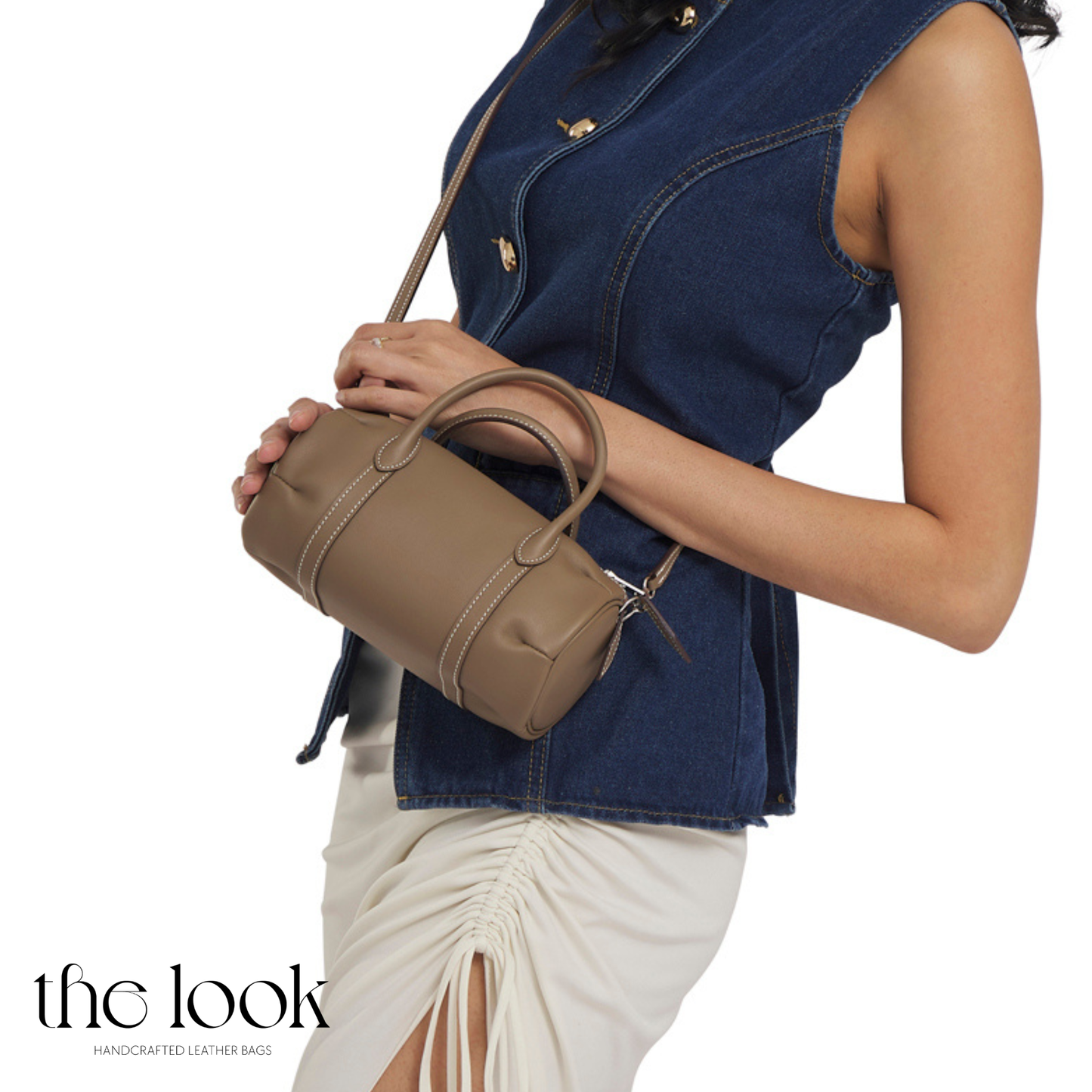 The Luna Barrel Mini Crossbody