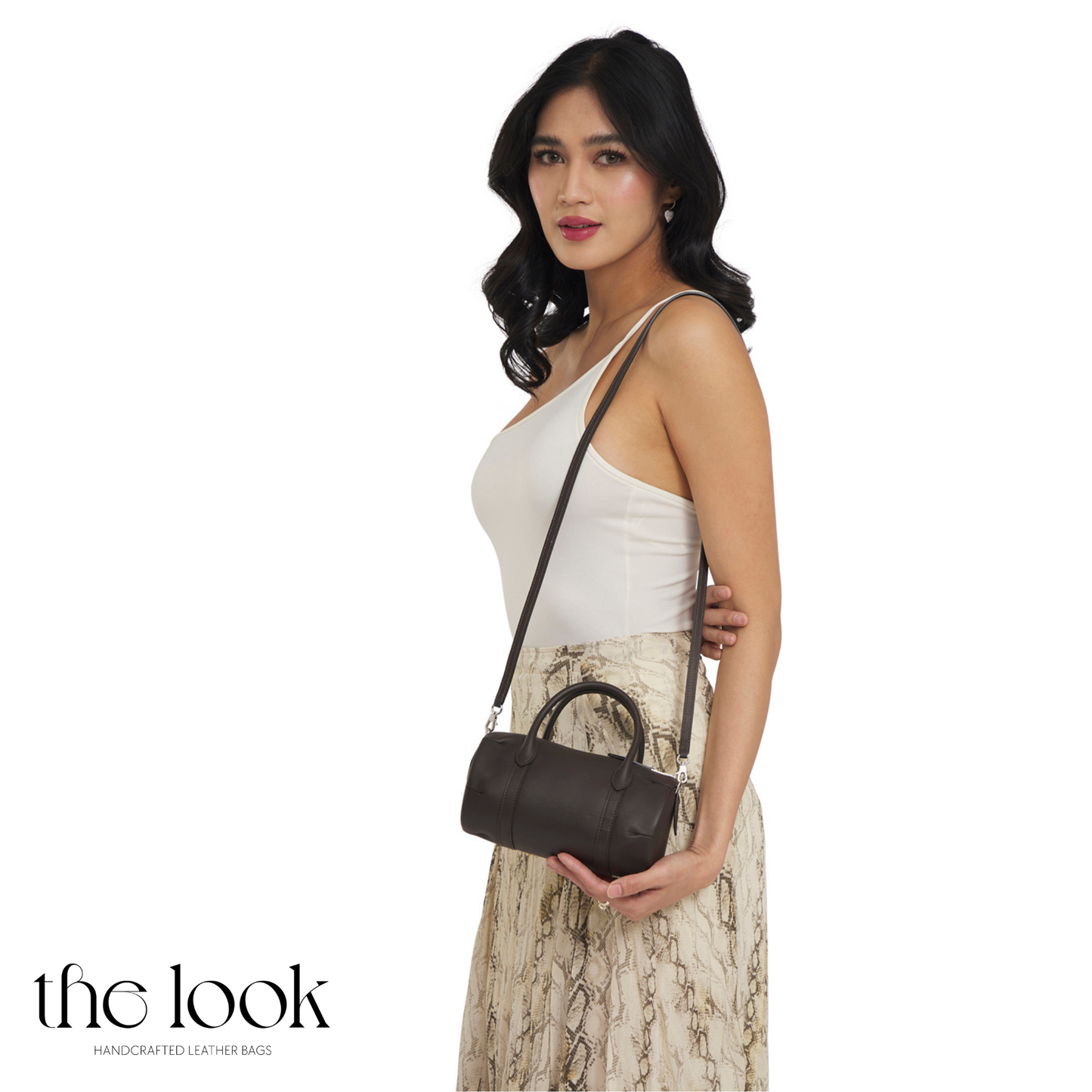 The Luna Barrel Mini Crossbody