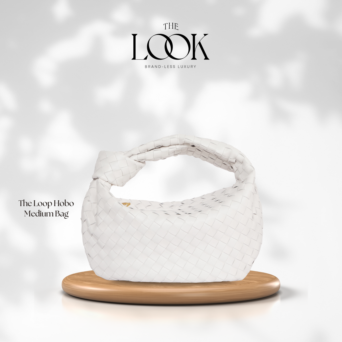 The Loop Medium Hobo Bag (Elité Edition) — handcrafted genuine leather hobo bag, The Look Officiel