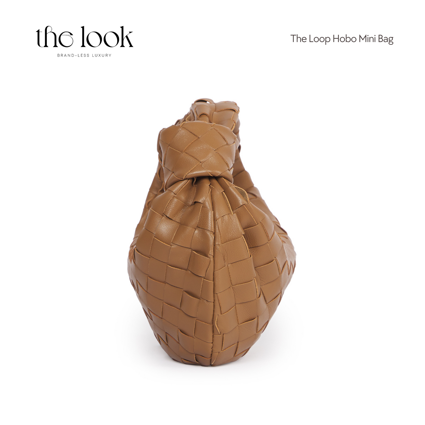 The Loop Mini Hobo Bag Elité Edition in Praline