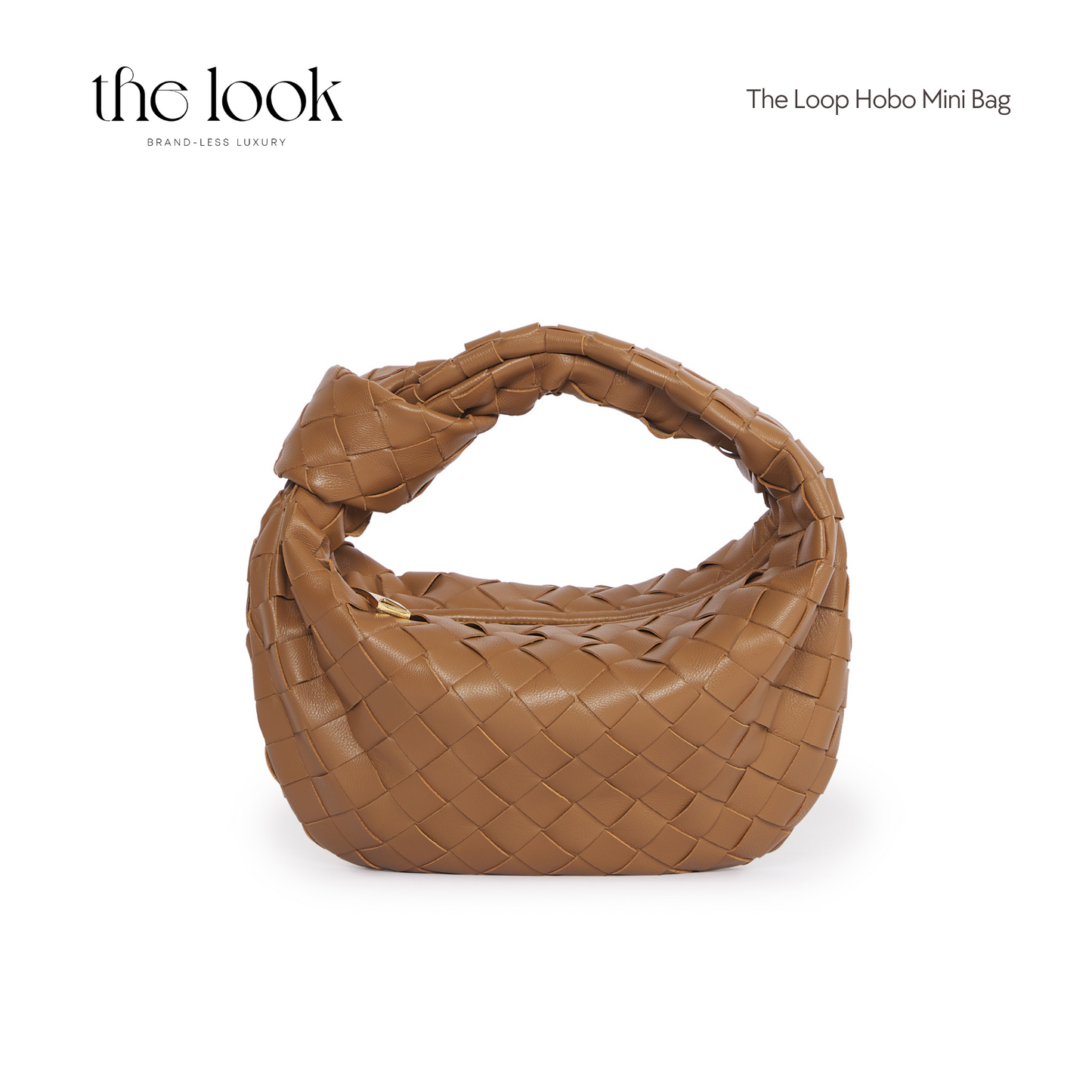 The Loop Mini Hobo Bag Elité Edition in Praline