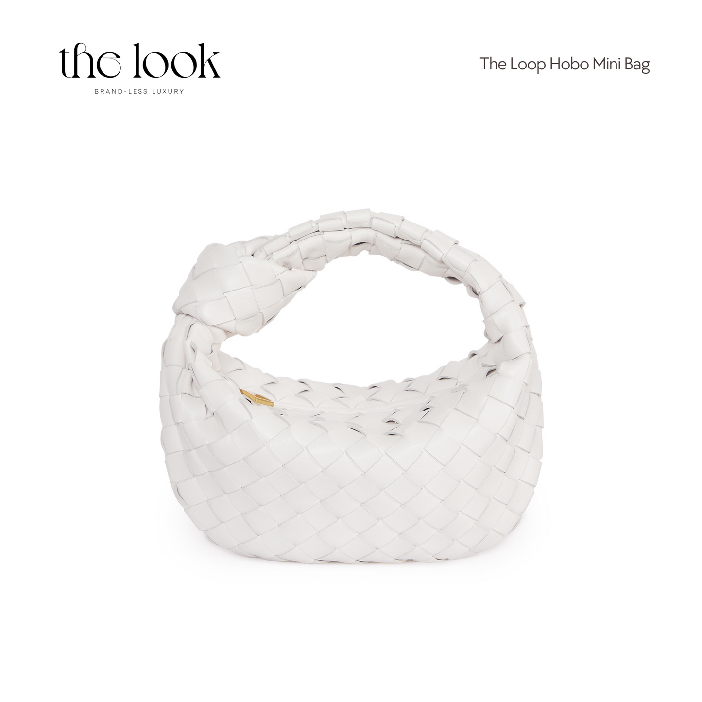 The Loop Mini Hobo Bag Elité Edition in Chalk